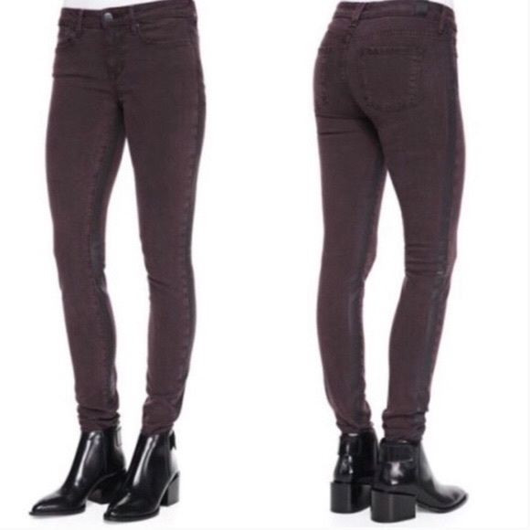 Vince. Dylan Skinny Denim in Mulberry - Picture 3 of 5